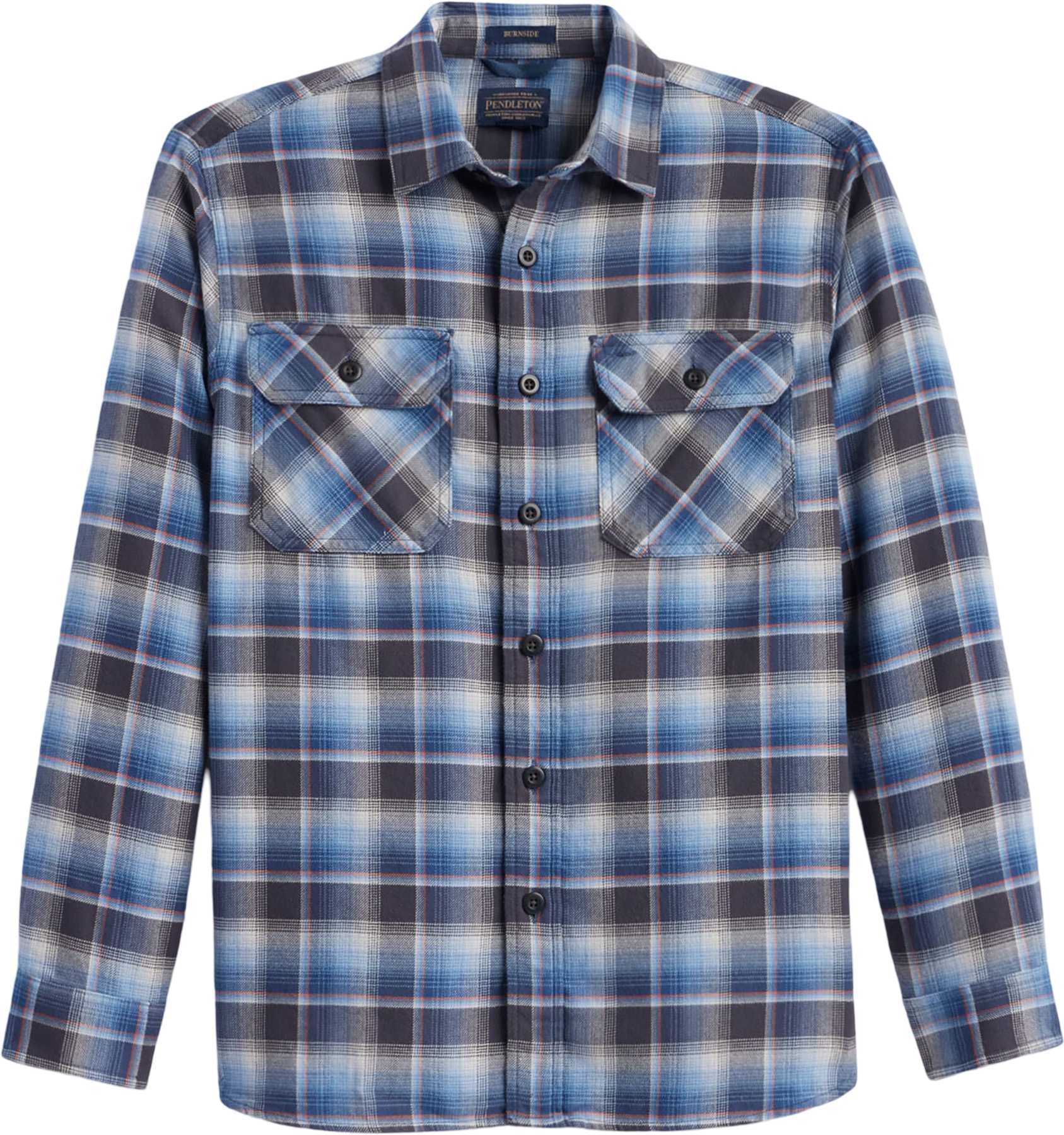 Image de produit pour Chemise en flanelle à carreaux doublement brossée Burnside - Homme