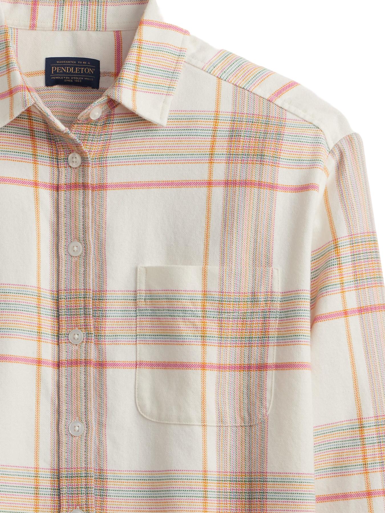 Numéro de l'image de la galerie de produits 2 pour le produit Chemise en flanelle à carreaux doublement brossée Boyfriend - Femme