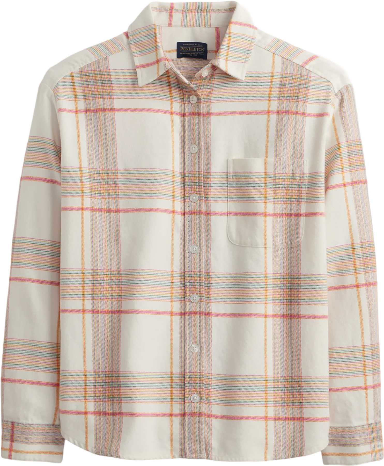 Image de produit pour Chemise en flanelle à carreaux doublement brossée Boyfriend - Femme