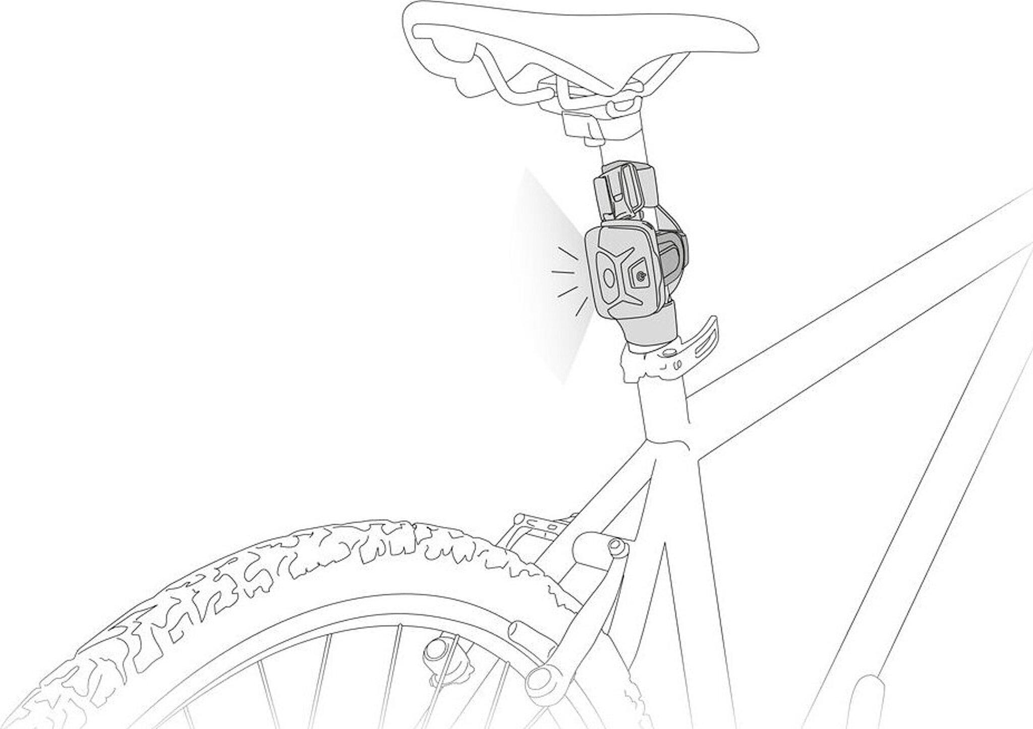 Product gallery image number 3 for product Bike adapt for Petzl headlamp