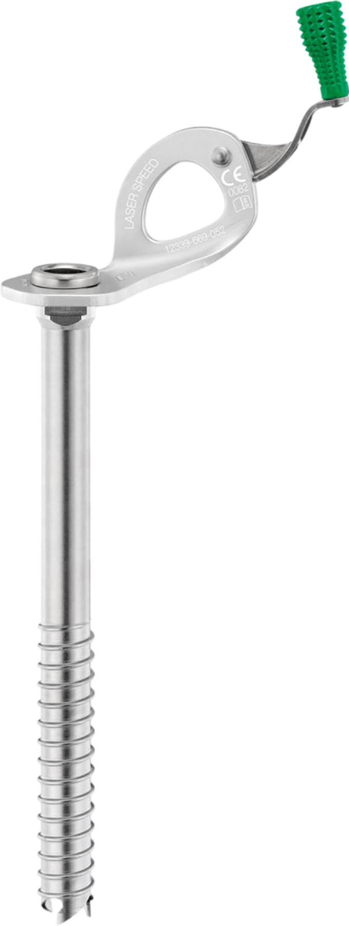 Product image for Laser Speed Ice Screw with Integrated Crank - 21cm