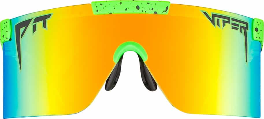 Neon Green - Black Splatter