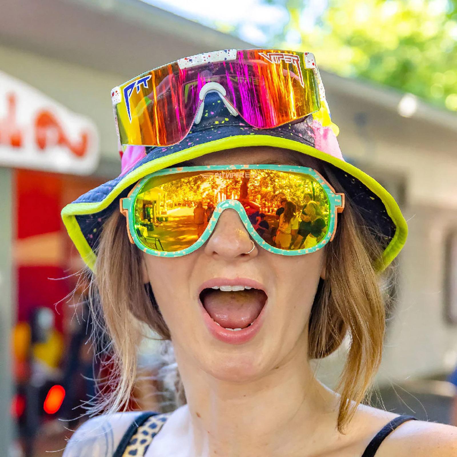 Product gallery image number 4 for product The Peaches and Green Grand Prix Sunglasses
