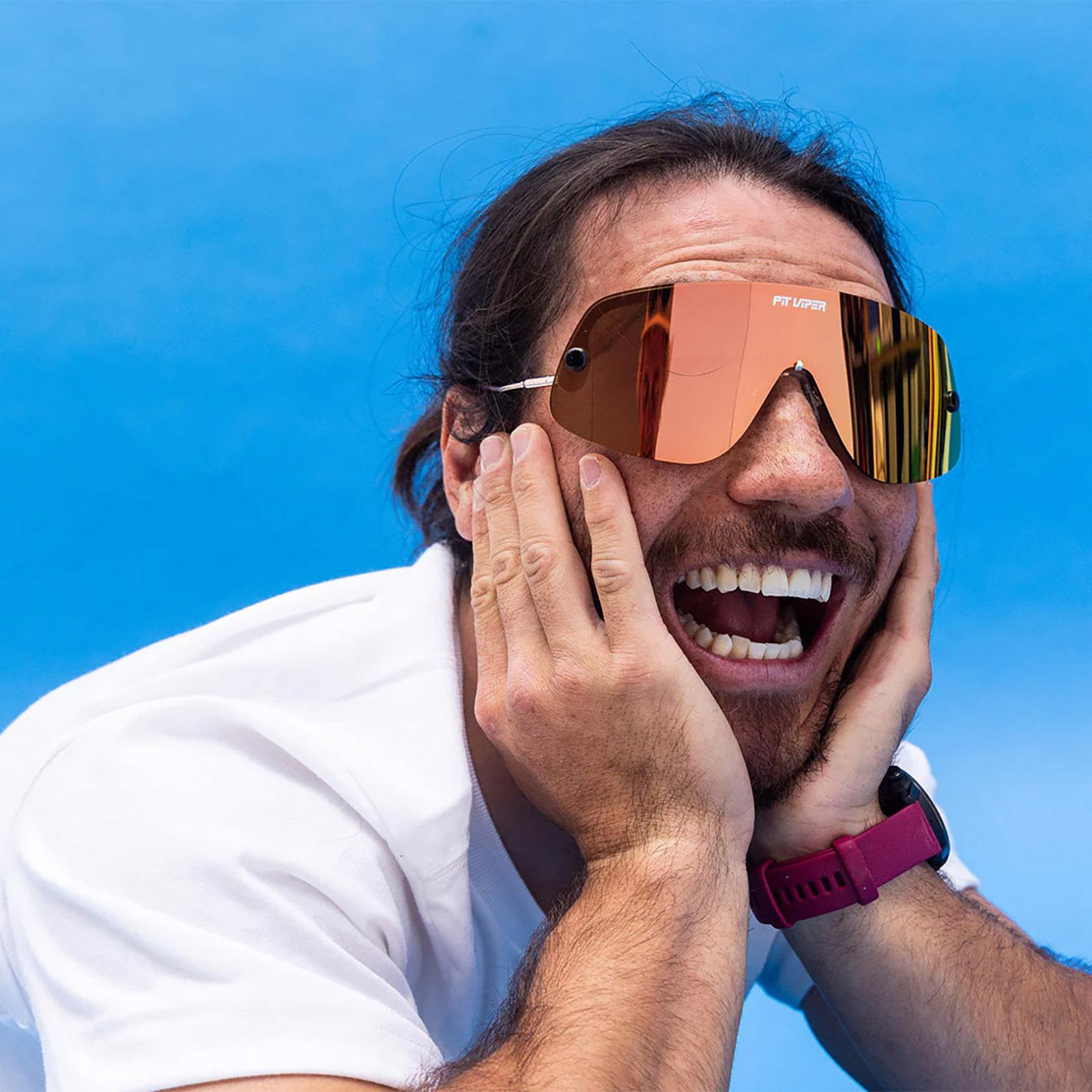 Product gallery image number 4 for product The Rosé Limousine Sunglasses