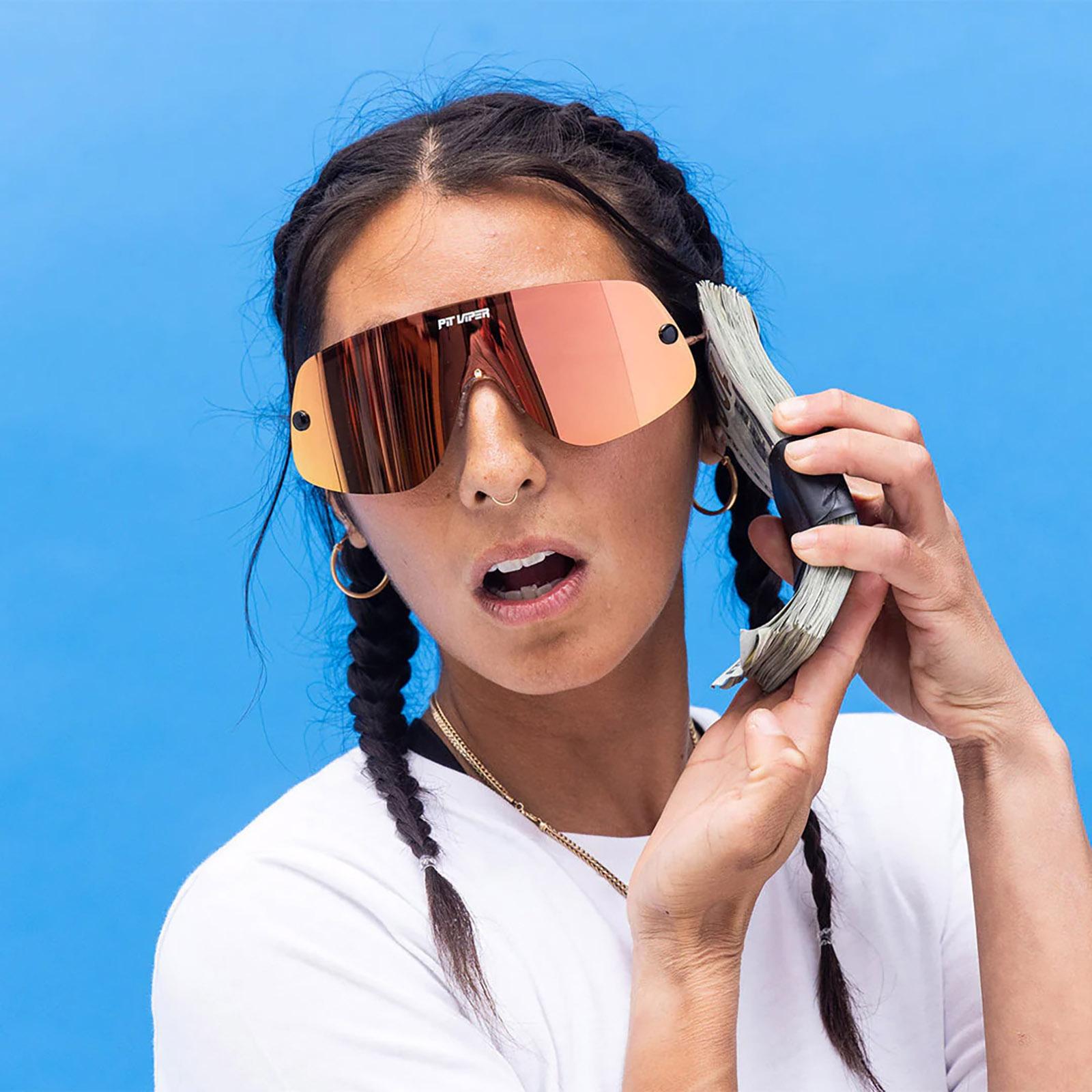 Product gallery image number 5 for product The Rosé Limousine Sunglasses