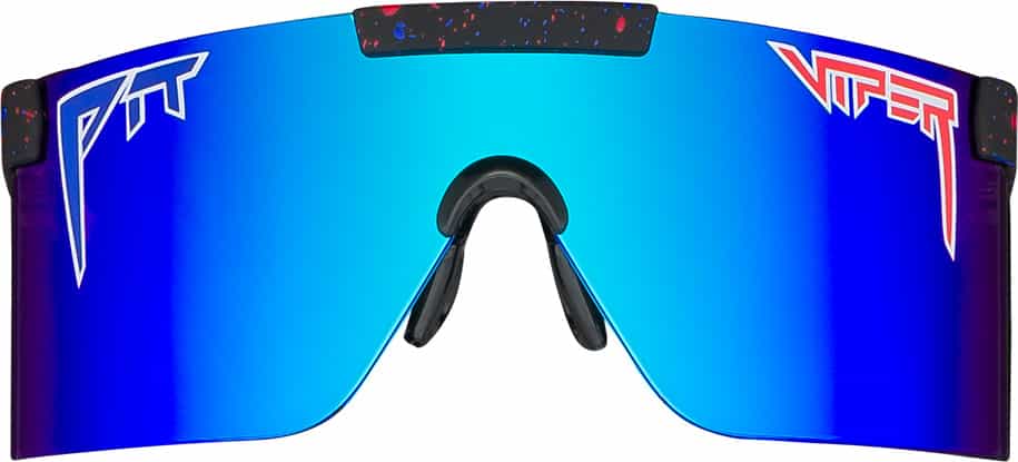 Black - Blue - Red Splatter