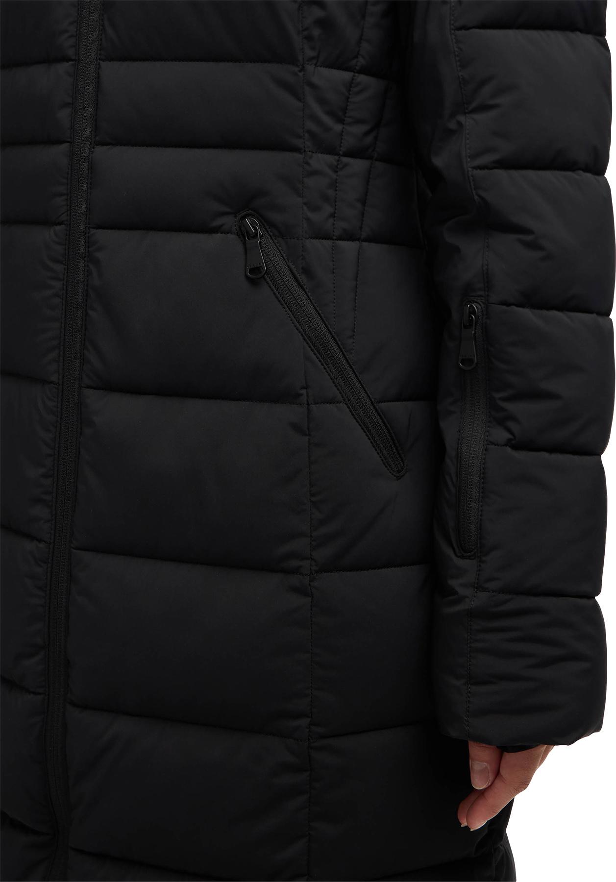 Product gallery image number 6 for product Venus Long Stretch Channel Quilted Puffer Jacket - Women's