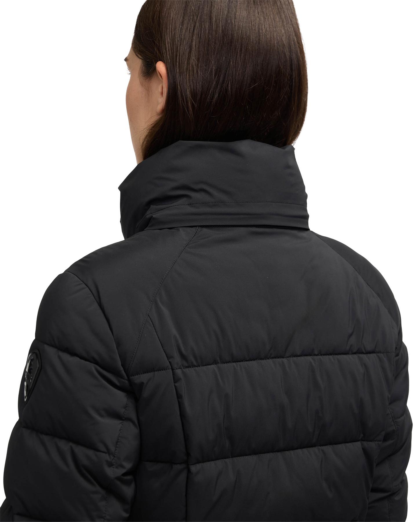 Product gallery image number 4 for product Venus Long Stretch Channel Quilted Puffer Jacket - Women's