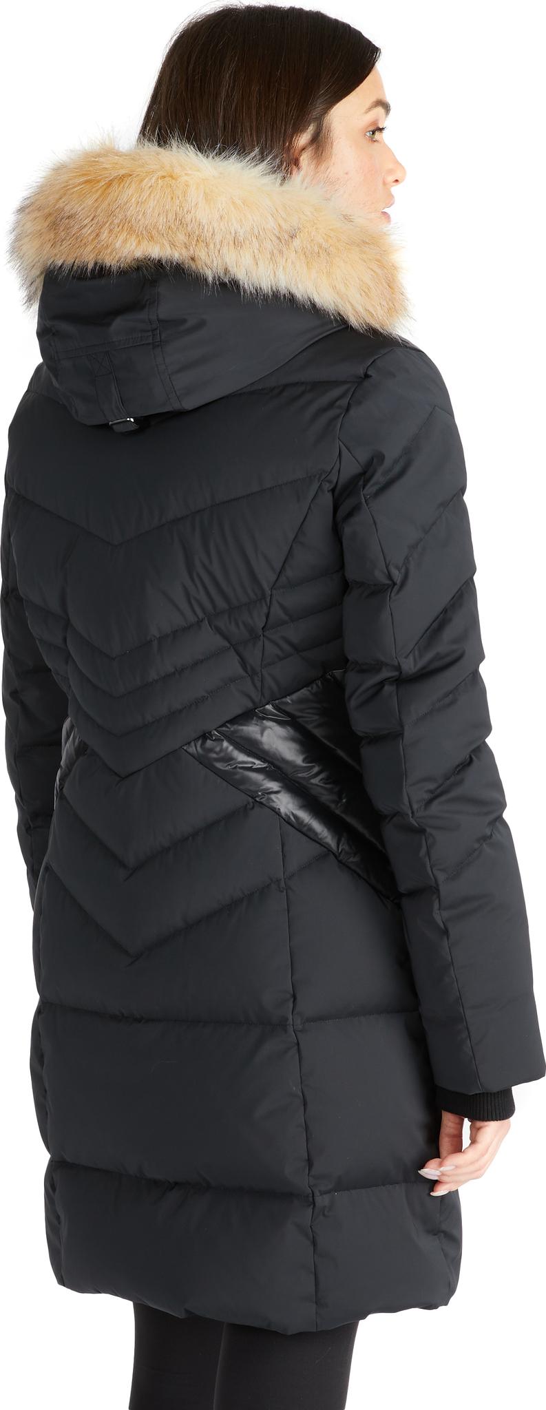Numéro de l'image de la galerie de produits 3 pour le produit Manteau matelassé avec bordure en fausse fourrure Countess - Femme