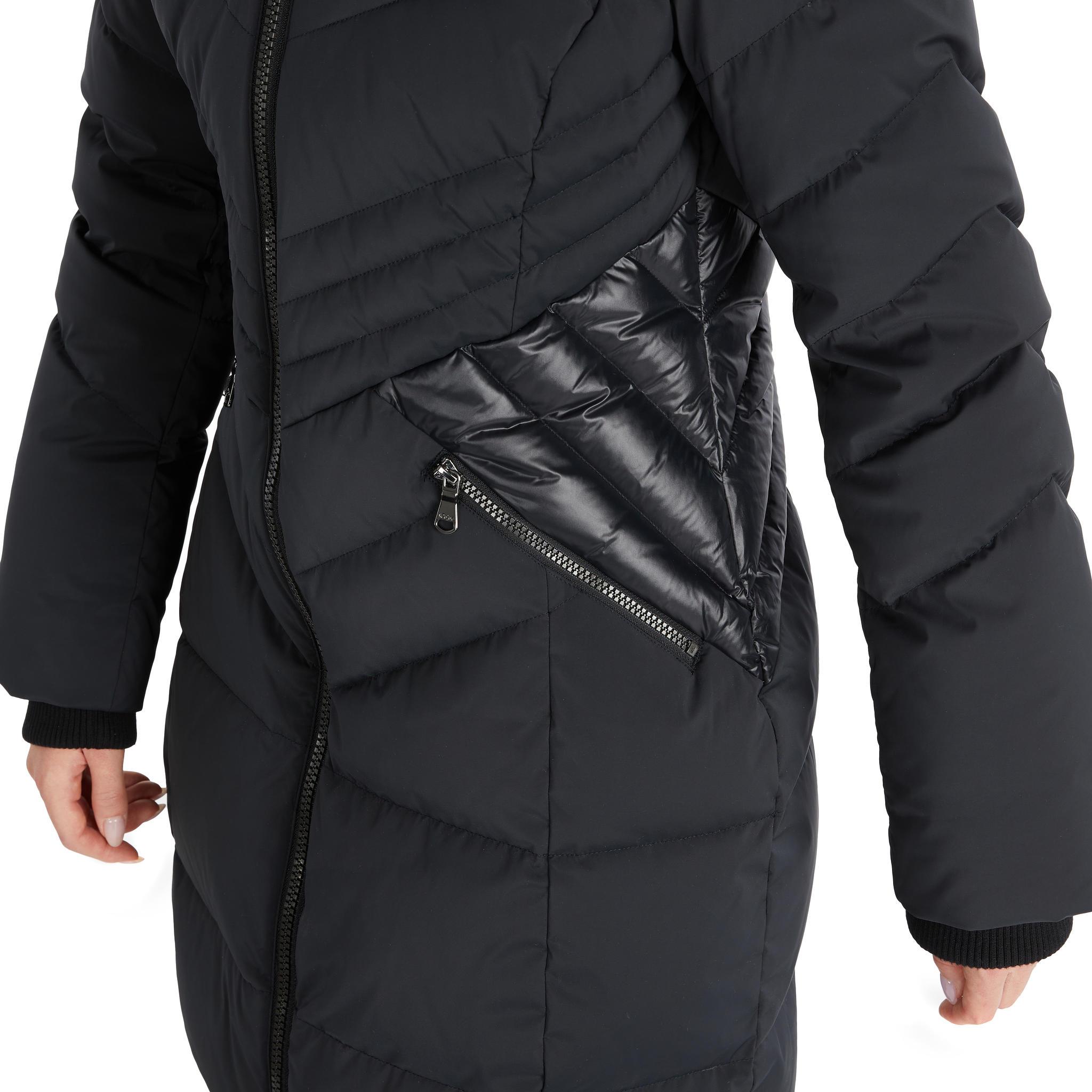 Numéro de l'image de la galerie de produits 2 pour le produit Manteau matelassé avec bordure en fausse fourrure Countess - Femme