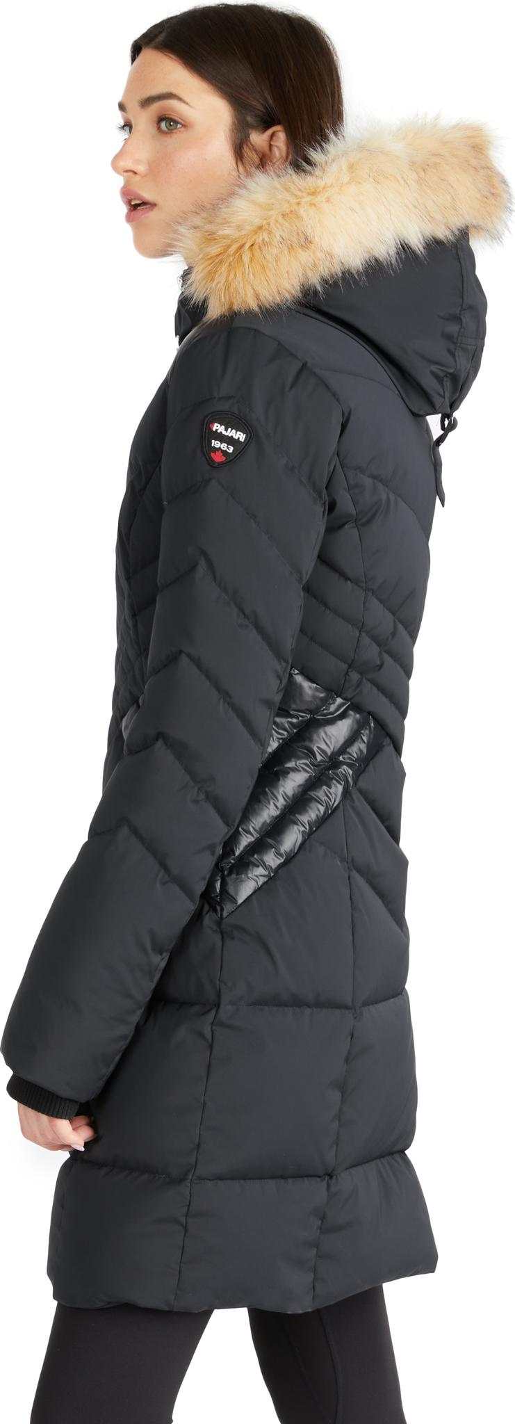 Numéro de l'image de la galerie de produits 4 pour le produit Manteau matelassé avec bordure en fausse fourrure Countess - Femme