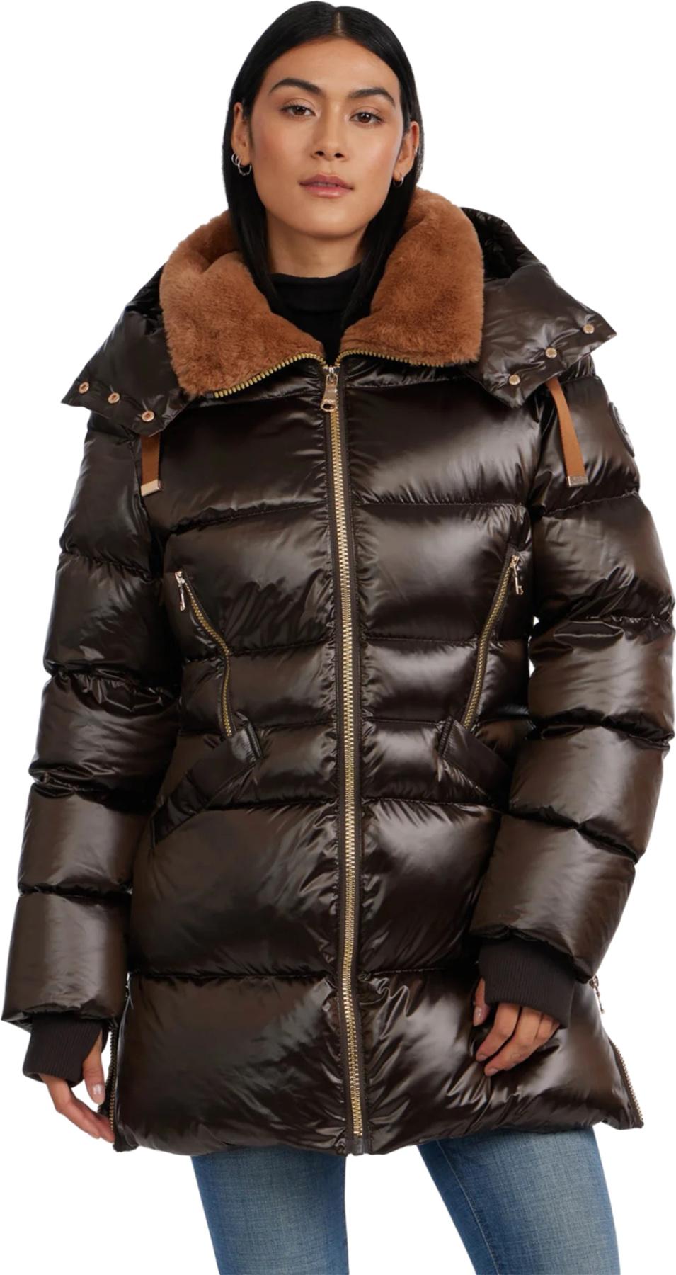 Product image for Lyra Channel Quilted Puffer Jacket with Detachable Hood - Women's