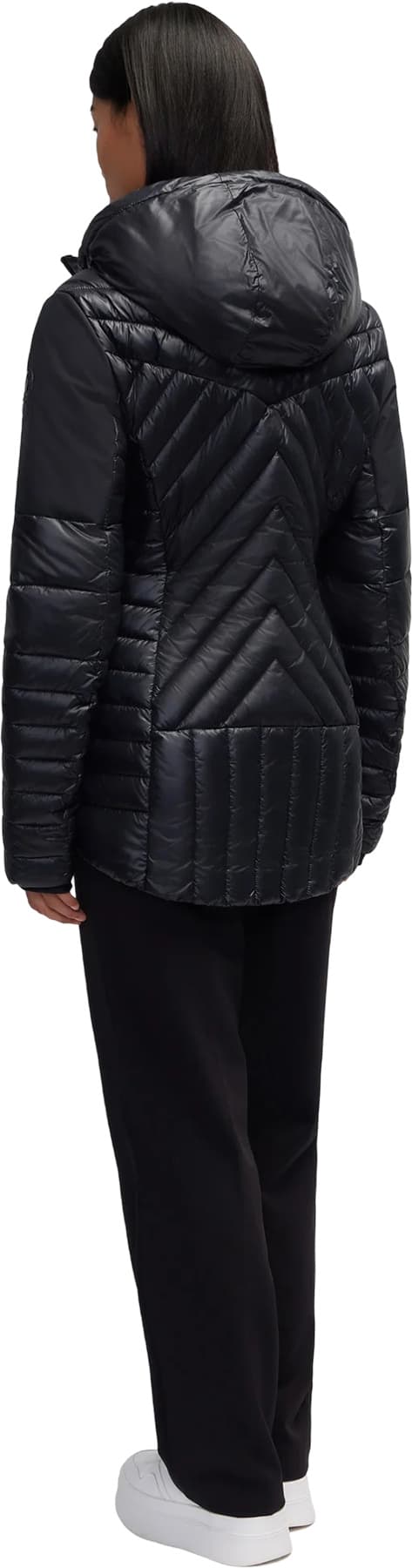 Numéro de l'image de la galerie de produits 2 pour le produit Manteau matelassé léger et compressible en matériaux assortis Esmay - Femme