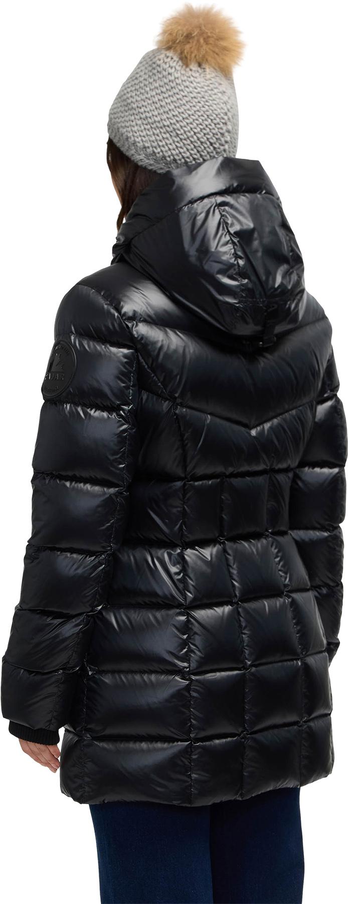 Product gallery image number 5 for product Zola Box Quilt Mid-Length Puffer Jacket with Fixed Hood - Women's