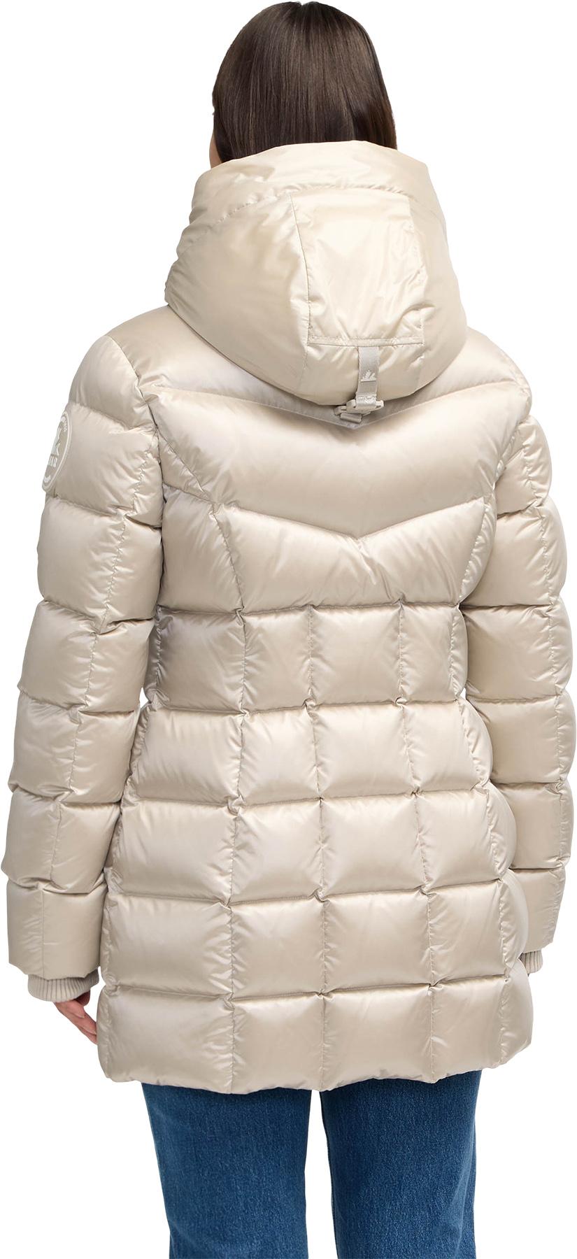 Product gallery image number 6 for product Zola Box Quilt Mid-Length Puffer Jacket with Fixed Hood - Women's