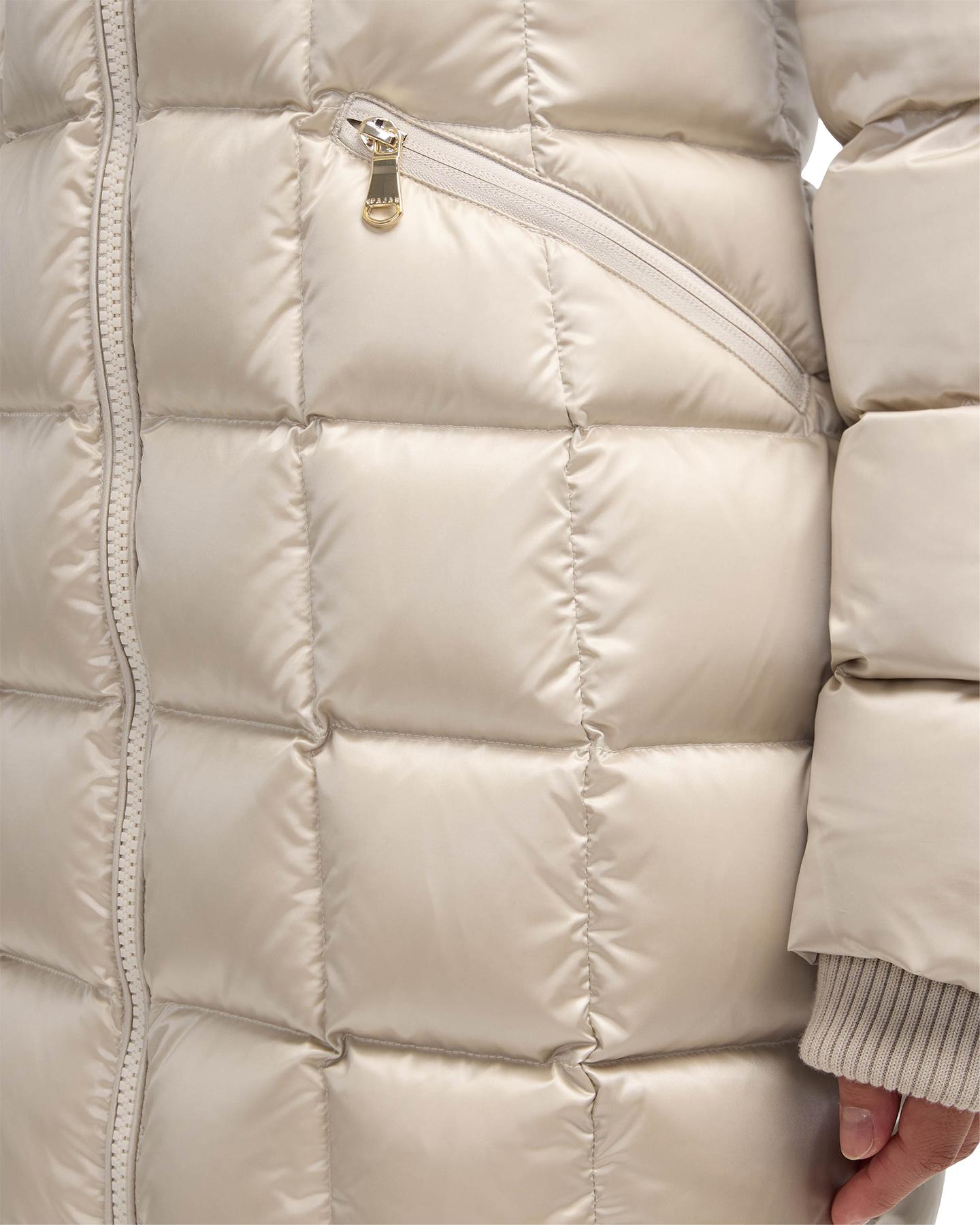 Product gallery image number 5 for product Zola Box Quilt Mid-Length Puffer Jacket with Fixed Hood - Women's