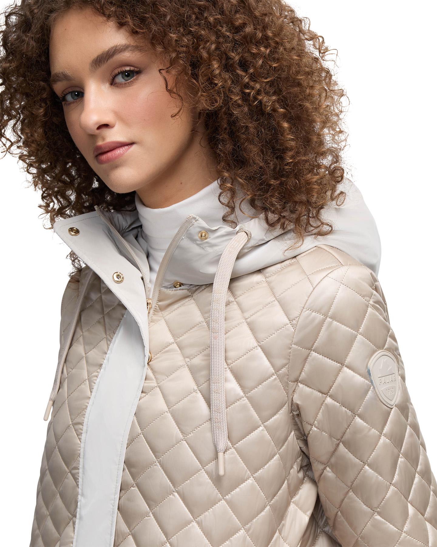 Product gallery image number 3 for product Peridot Diamond Quilted Longline Shacket - Women's
