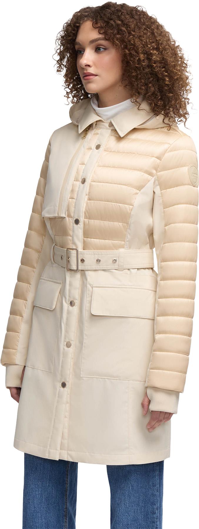 Product gallery image number 3 for product Opal Trench Coat with Quilted Accent - Women's