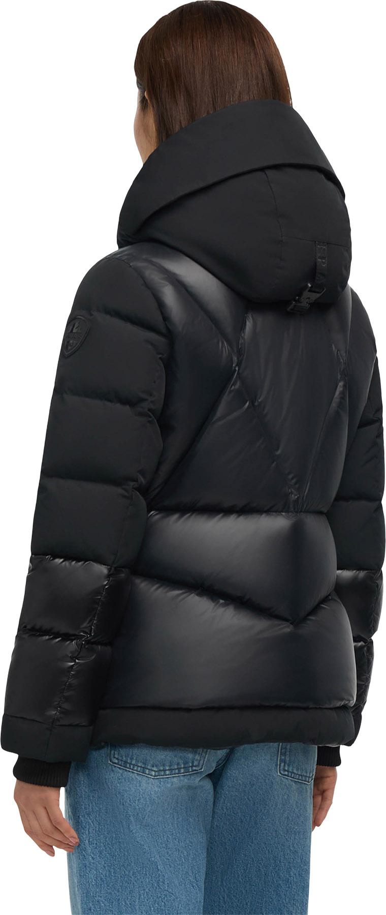 Product gallery image number 3 for product Vega Mixed Media Puffer Jacket with Removable Hood - Women's