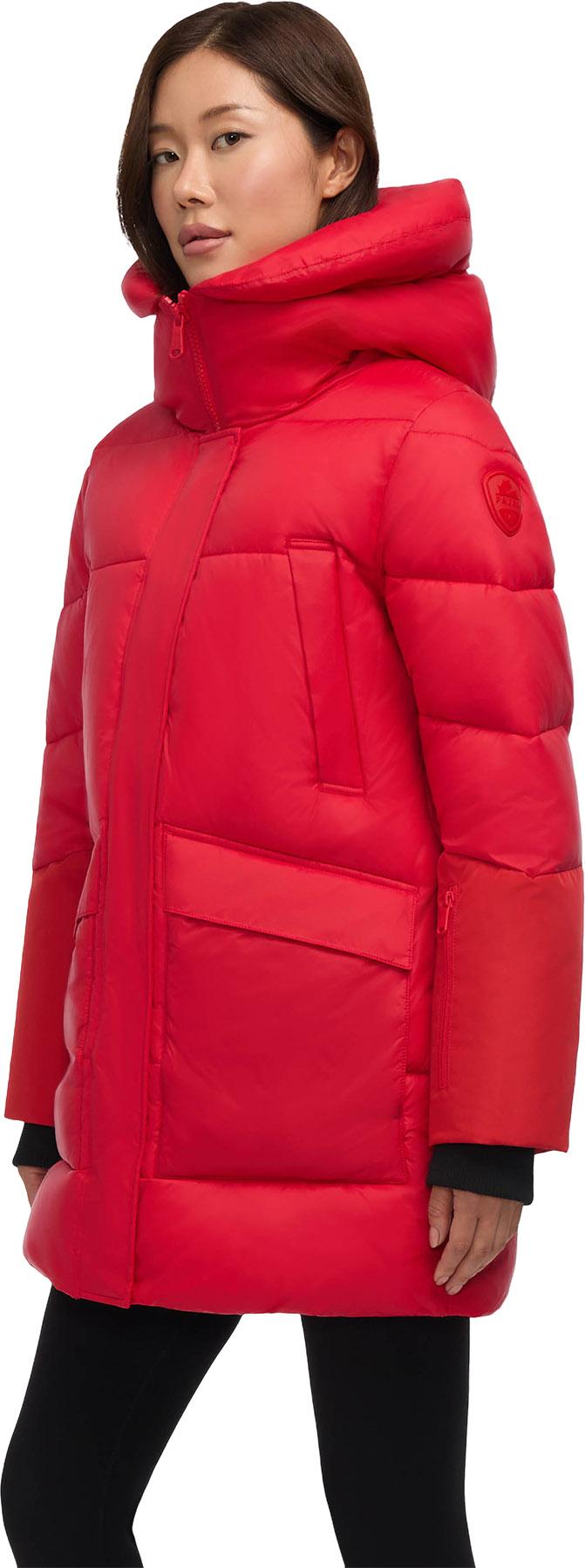 Product gallery image number 2 for product Heirani Mid-Length Quilted Puffer Parka with Oversized Hood - Women's