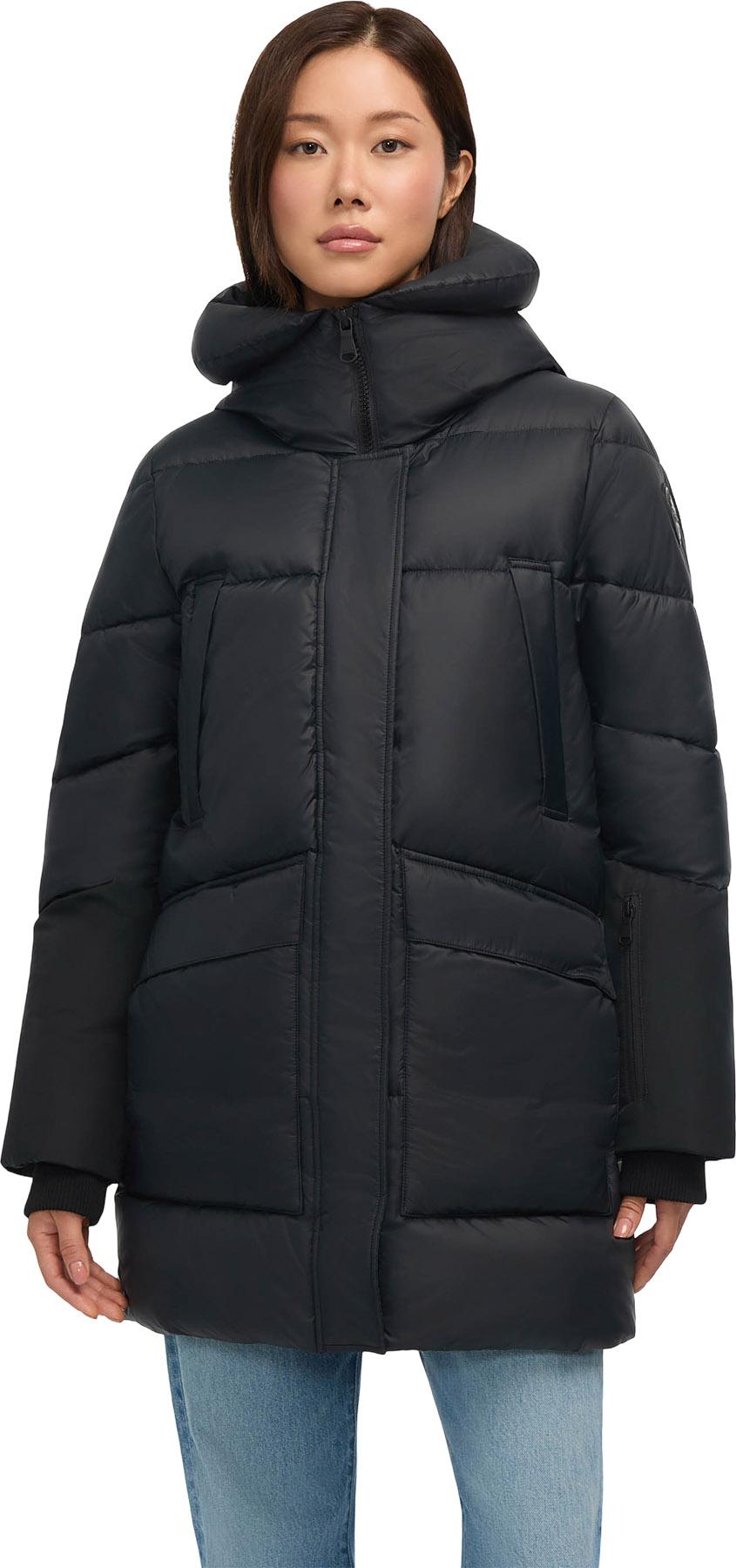 Image de produit pour Parka mi-longue matelassée avec capuchon surdimensionné Heirani - Femme