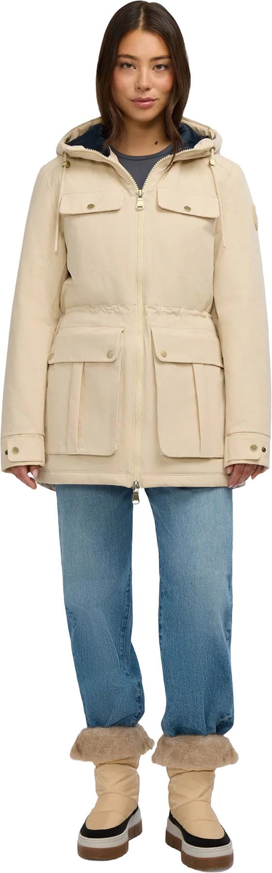 Product gallery image number 4 for product Ivory Lightweight Mid-Length Jacket - Women's
