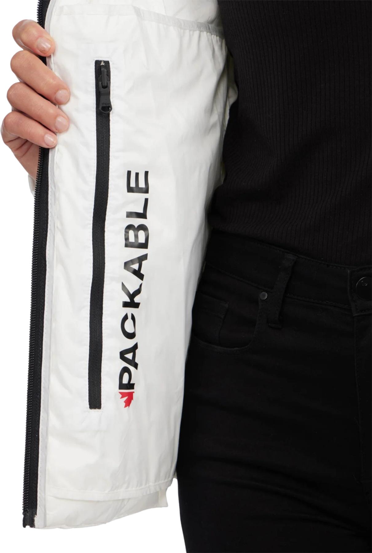 Numéro de l'image de la galerie de produits 4 pour le produit Manteau matelassé léger et compressible avec capuchon fixe Colette - Femme