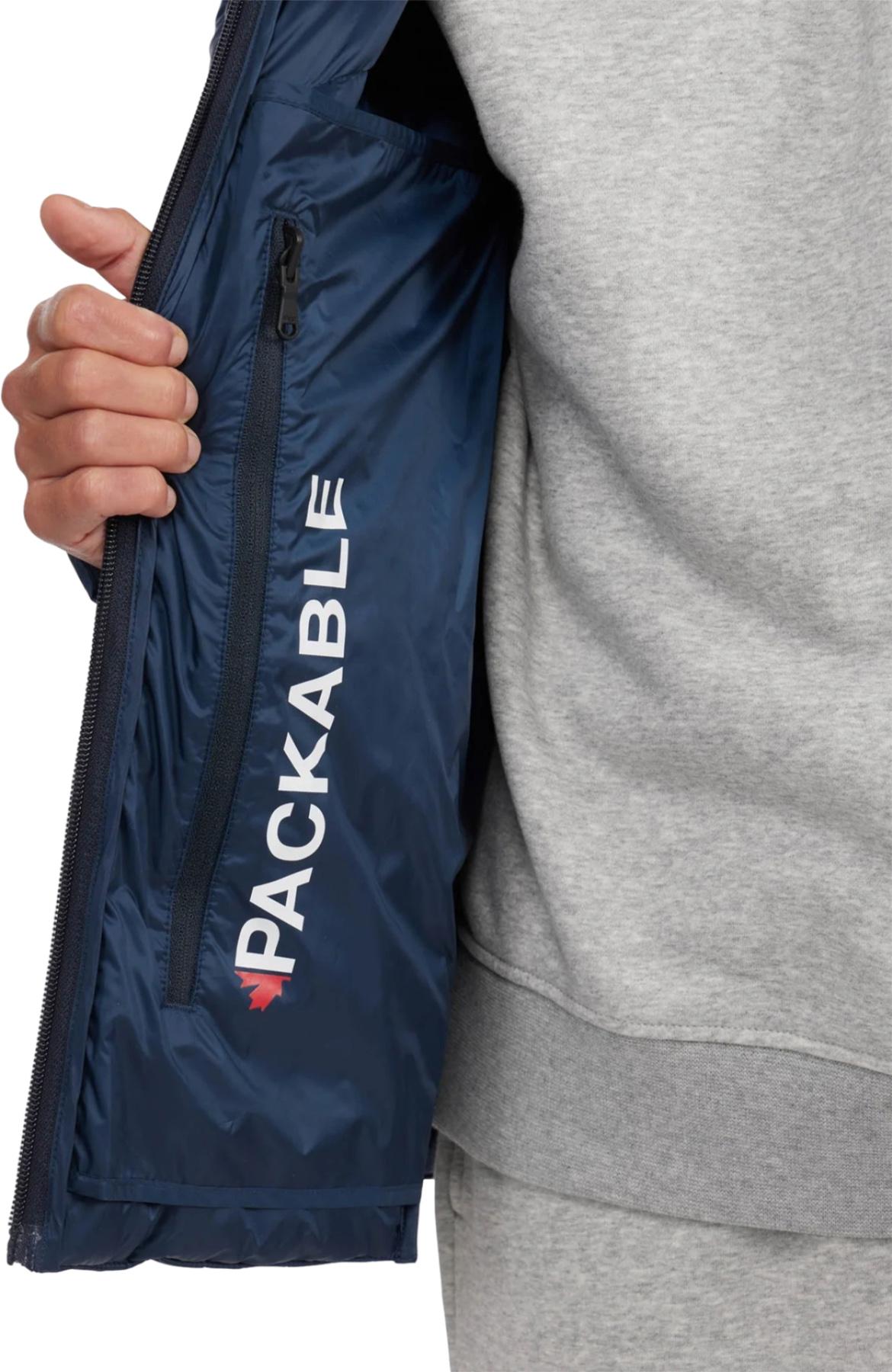 Numéro de l'image de la galerie de produits 8 pour le produit Manteau matelassé léger et compressible avec capuchon fixe Colette - Femme