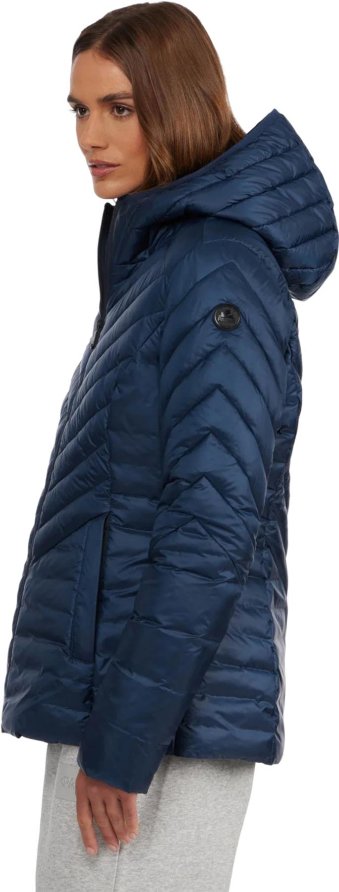 Numéro de l'image de la galerie de produits 6 pour le produit Manteau matelassé léger et compressible avec capuchon fixe Colette - Femme