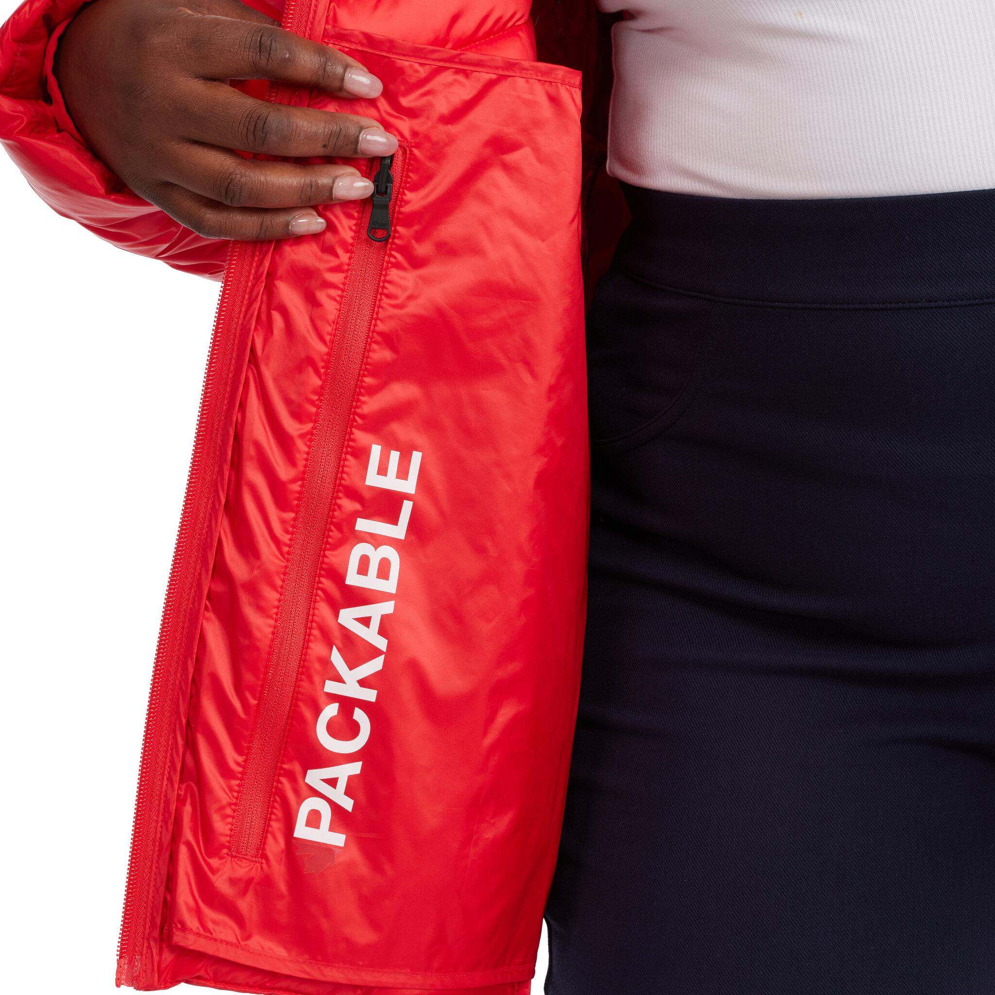 Numéro de l'image de la galerie de produits 3 pour le produit Manteau matelassé léger avec panneau latéral à manches combinées Colette - Femme