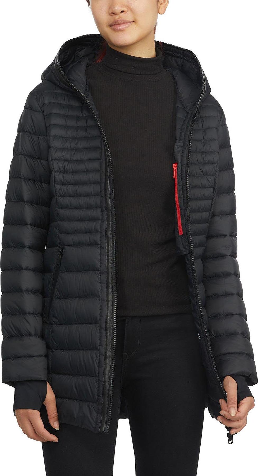 Product gallery image number 3 for product Lyvien Lightweight Packable Puffer Jacket with Zip to Top Fixed Hood - Women's