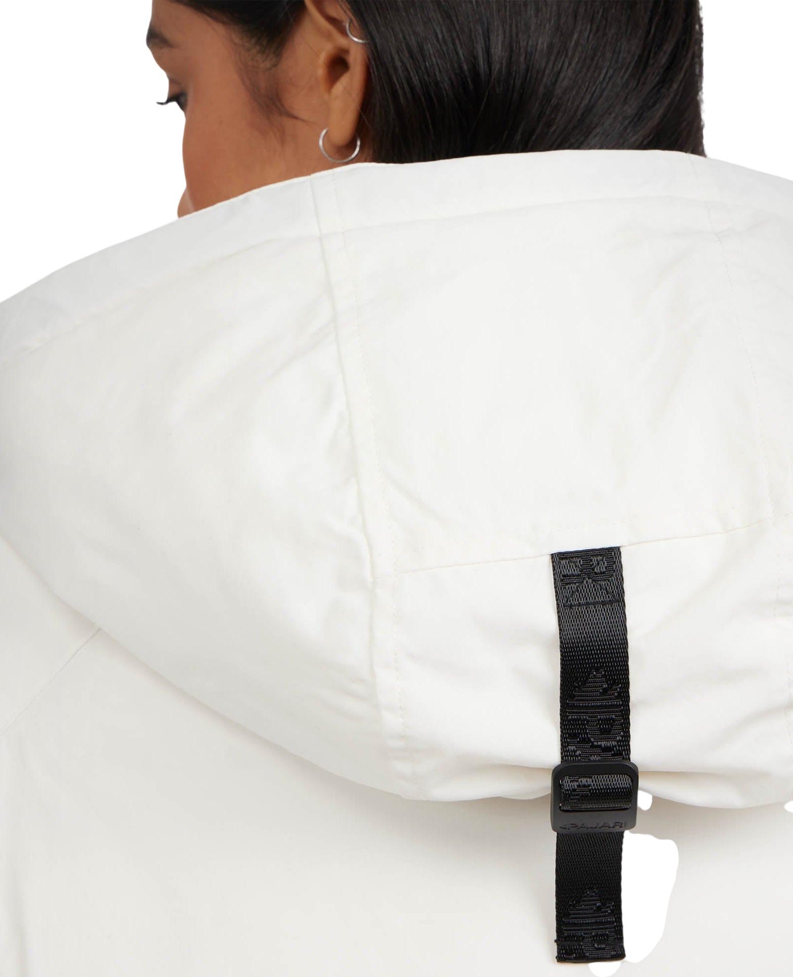 Numéro de l'image de la galerie de produits 4 pour le produit Manteau matelassé long à canaux avec capuchon amovible Zaniah - Femme