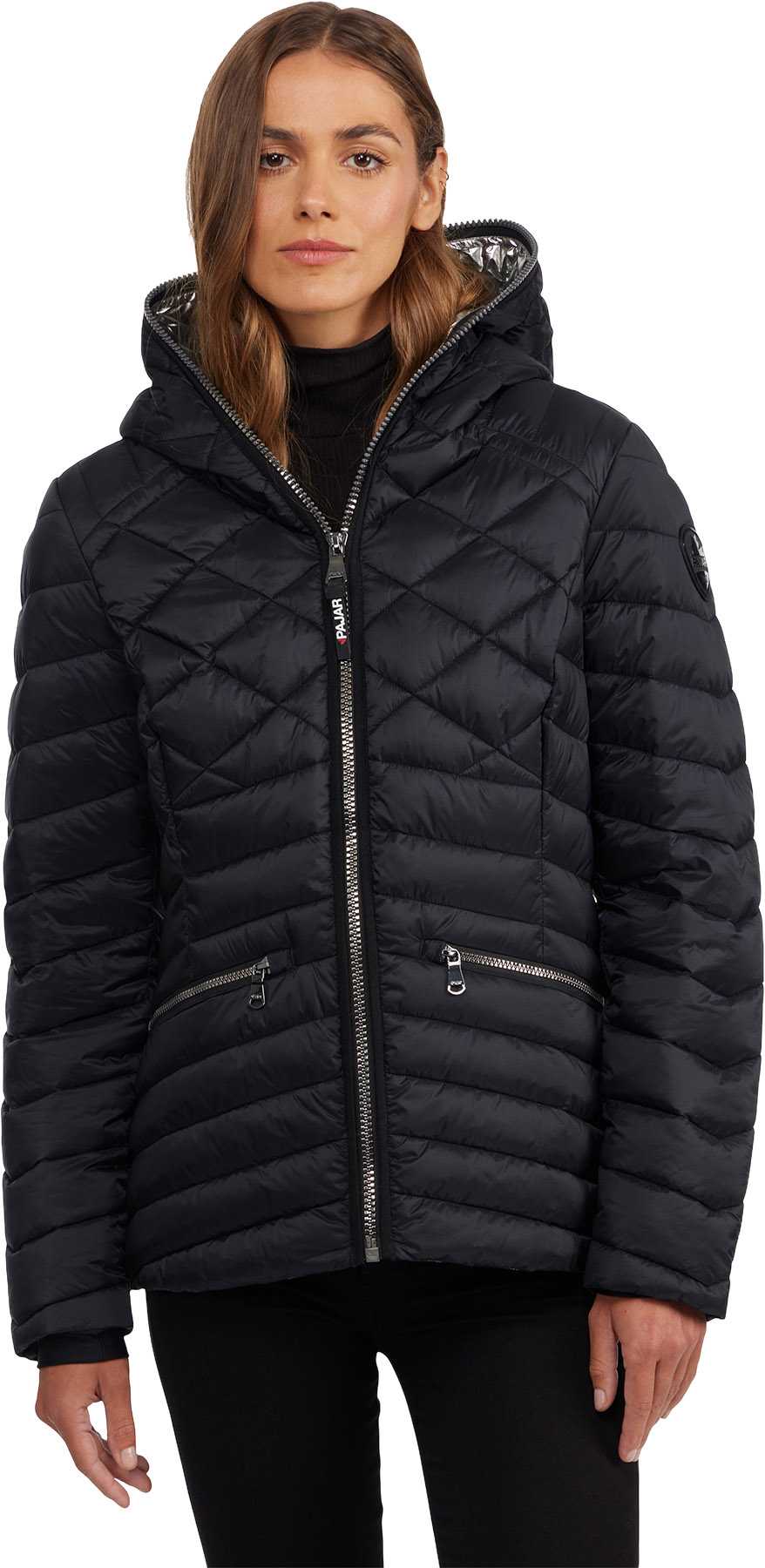 Image de produit pour Manteau léger compact matelassé à motif de losanges mixtes Nyota - Femme