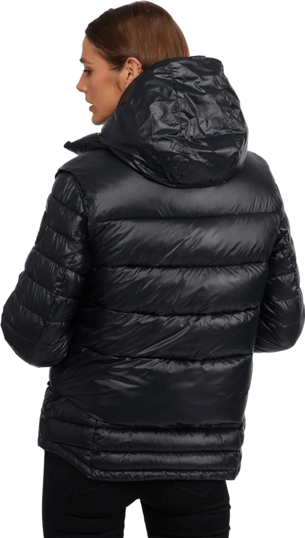 Numéro de l'image de la galerie de produits 5 pour le produit Manteau matelassé léger et compressible 3-en-1 avec capuchon fixe Vela - Femme