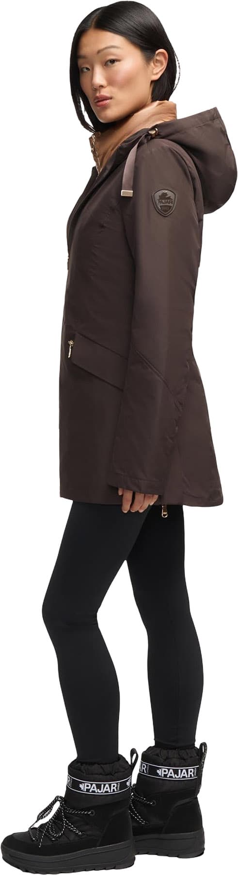 Product gallery image number 9 for product Elara 3-In-1 Lightweight Jacket with Fixed Hood - Women's