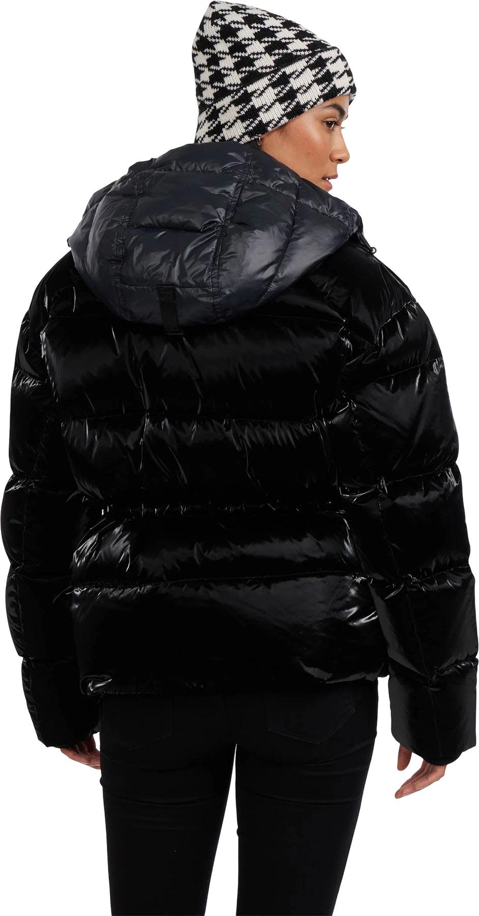 Numéro de l'image de la galerie de produits 2 pour le produit Manteau matelassé court à coupe carrée avec jupe pare-neige et capuchon Ascella - Femme