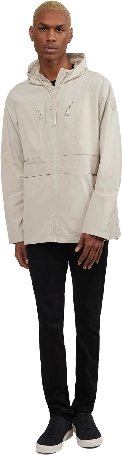 Product gallery image number 2 for product Jiro Rain Shell Jacket with Fixed Hood - Men's
