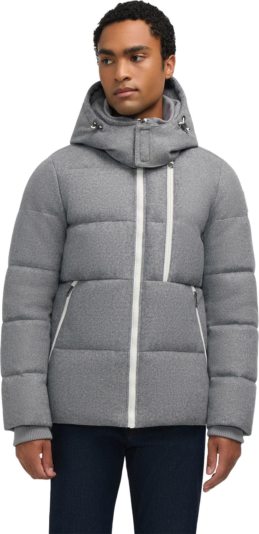 Image de produit pour Manteau matelassé avec capuchon amovible Kepler Wool-Like - Homme