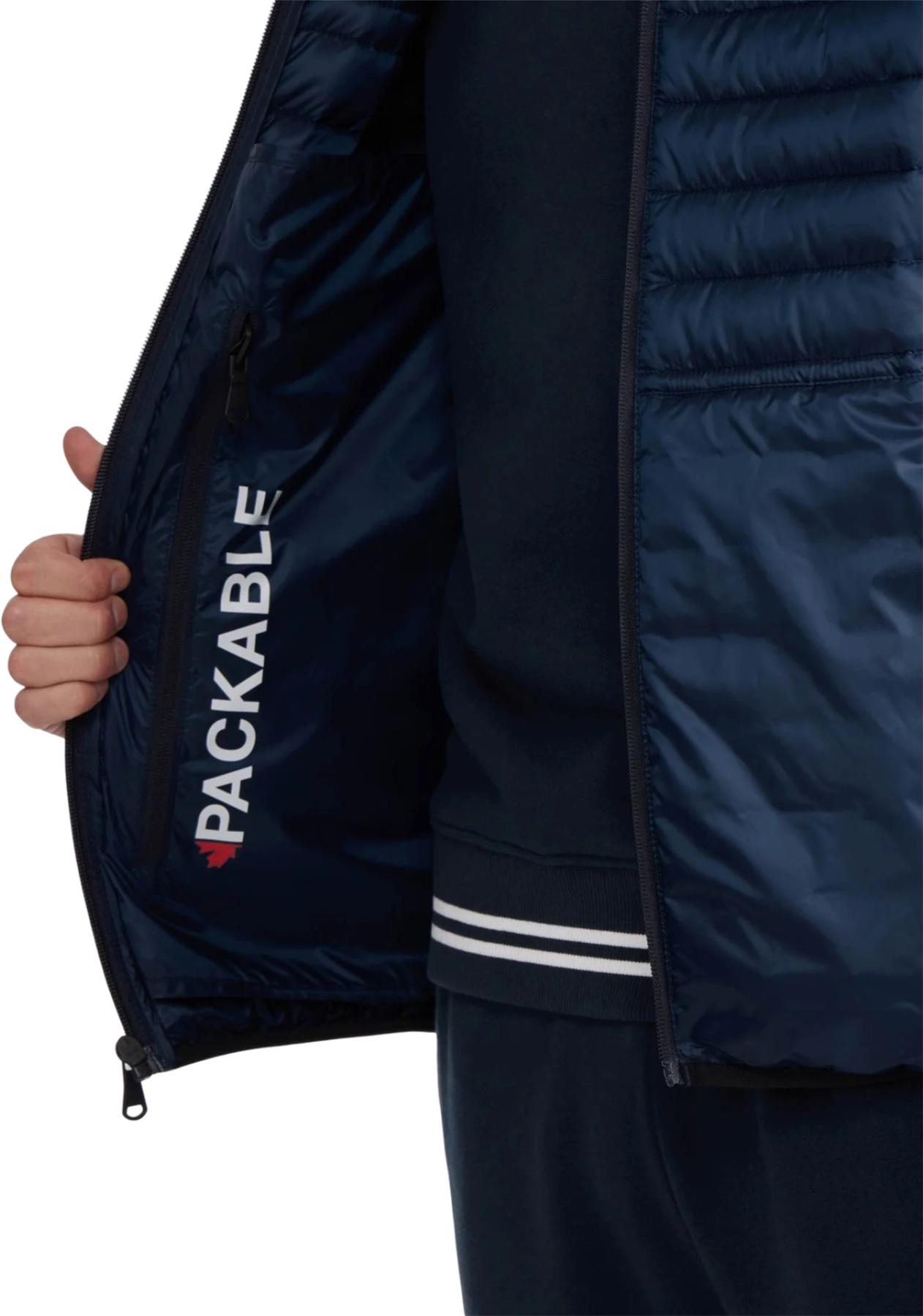 Numéro de l'image de la galerie de produits 4 pour le produit Manteau matelassé légèr et compressible active avec capuchon fixe Eriksson - Homme