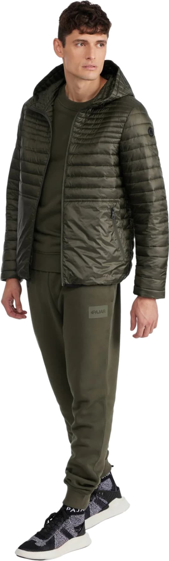 Numéro de l'image de la galerie de produits 3 pour le produit Manteau matelassé légèr et compressible active avec capuchon fixe Eriksson - Homme