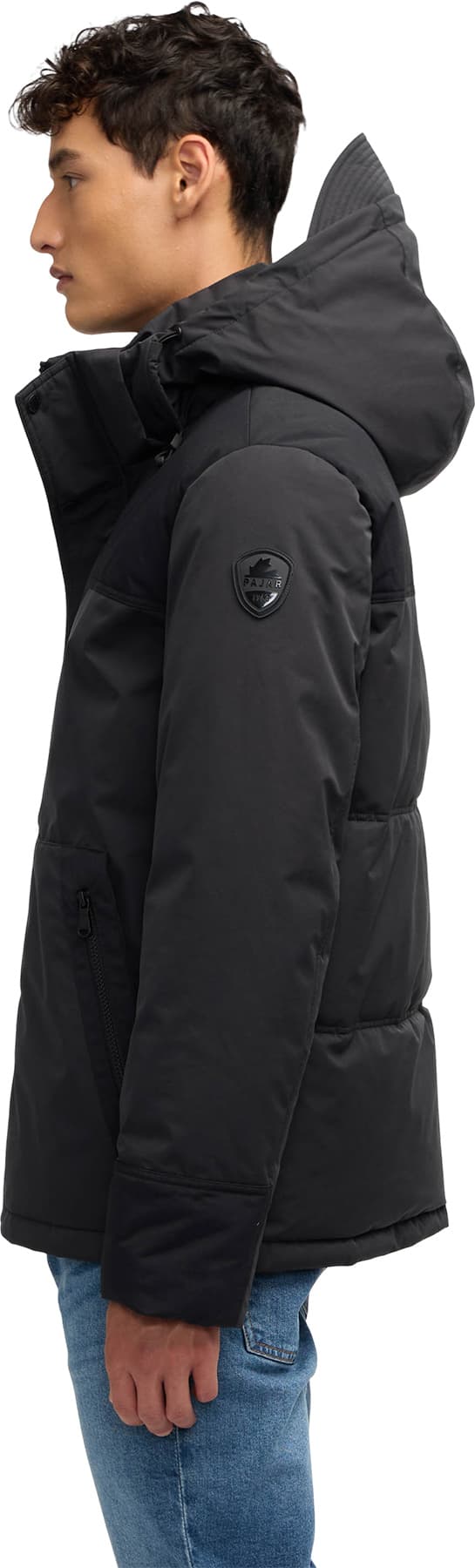 Product gallery image number 2 for product Wiyot Mixed-Media Puffer Jacket with Removable Hood - Men's