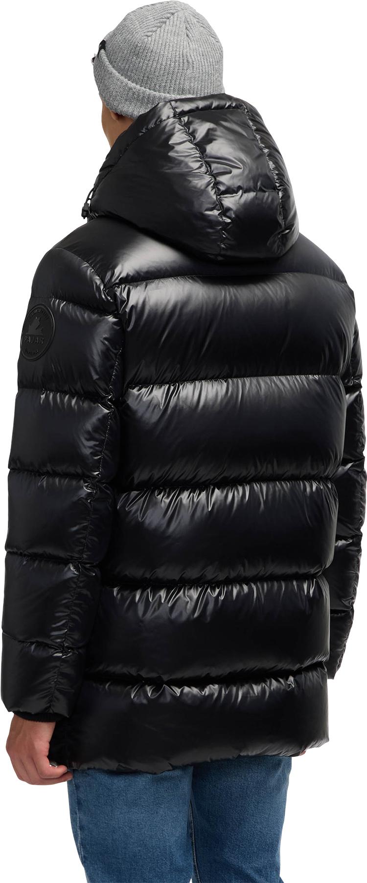Product gallery image number 6 for product Dechen Long Channel Quilted Puffer Jacket with Detachable Hood - Men's