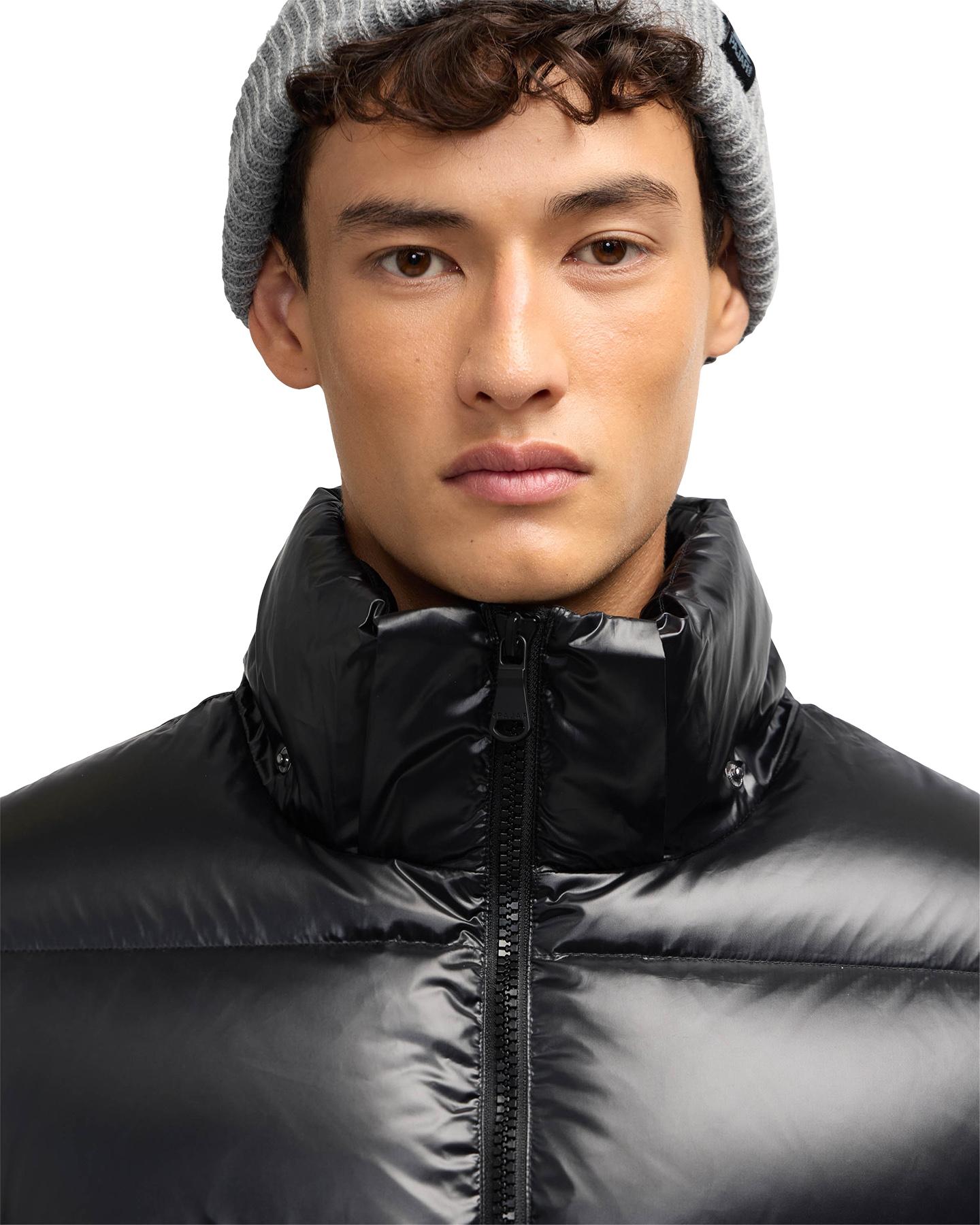 Product gallery image number 5 for product Dechen Long Channel Quilted Puffer Jacket with Detachable Hood - Men's