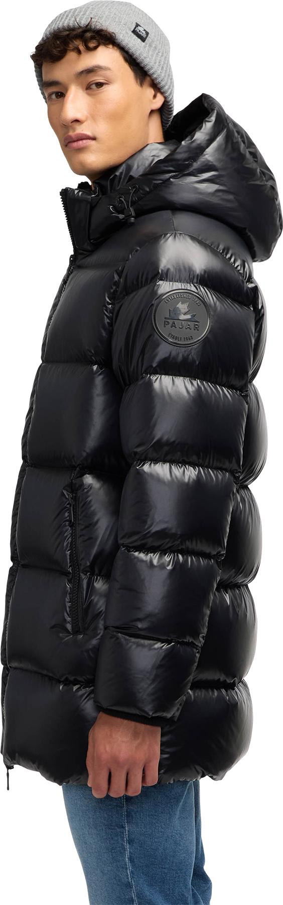 Product gallery image number 2 for product Dechen Long Channel Quilted Puffer Jacket with Detachable Hood - Men's