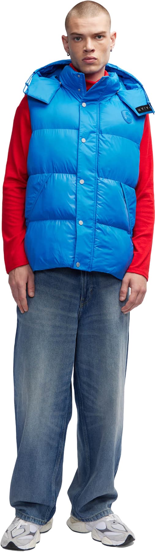 Product gallery image number 4 for product Hyeon Lightweight Puffer Vest with Removable Hood - Men's