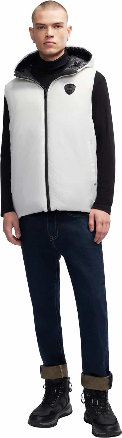 Product image for Kirian Lightweight Puffer Vest with Fixed Hood - Men's