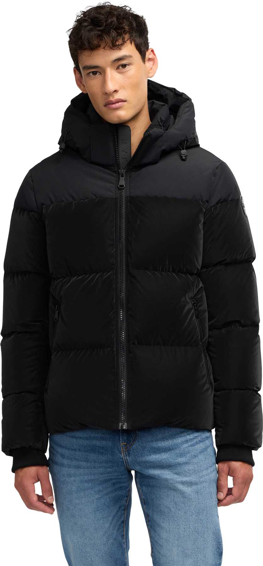 Product image for Mato Mixed-Media Channel Quilted Puffer Jacket - Men's
