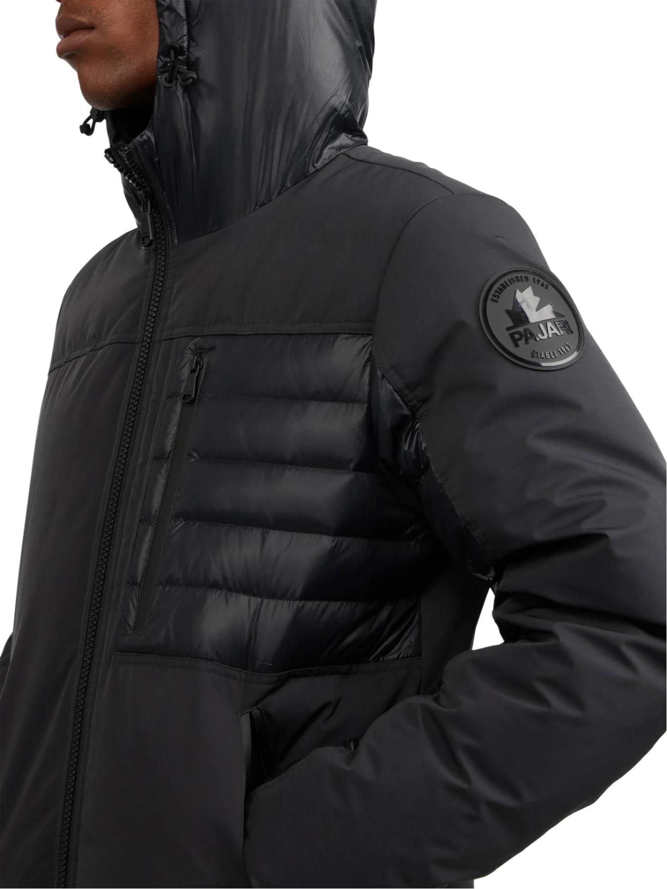 Numéro de l'image de la galerie de produits 2 pour le produit Manteau en matériaux assortis avec capuchon fixe Hoku - Homme