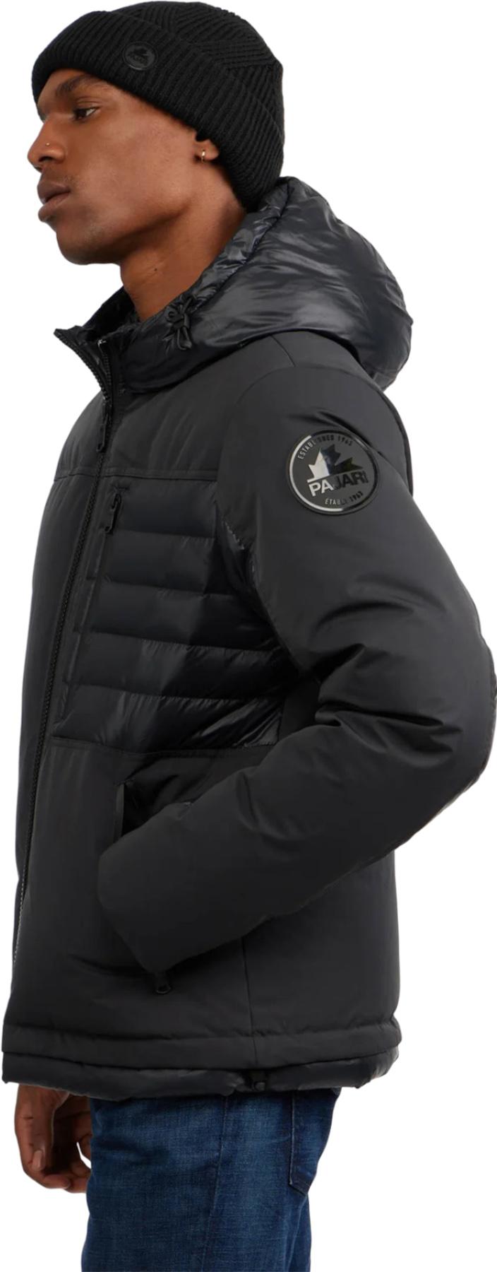 Numéro de l'image de la galerie de produits 4 pour le produit Manteau en matériaux assortis avec capuchon fixe Hoku - Homme