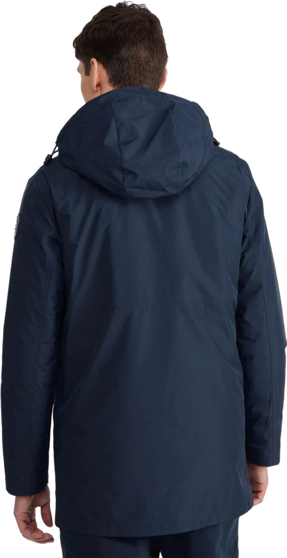 Product gallery image number 4 for product Altair Mid Length Parka with Welded Detail and Detachable Hood - Men's